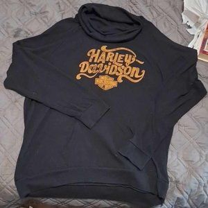 Harley-Davidson Women's Pullover Funnel Neck Long Sleeve Shirt (3XL)